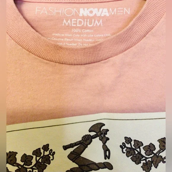 Fashion nova men Hennything is possible long sleeve tshirt size medium - Picture 5 of 6